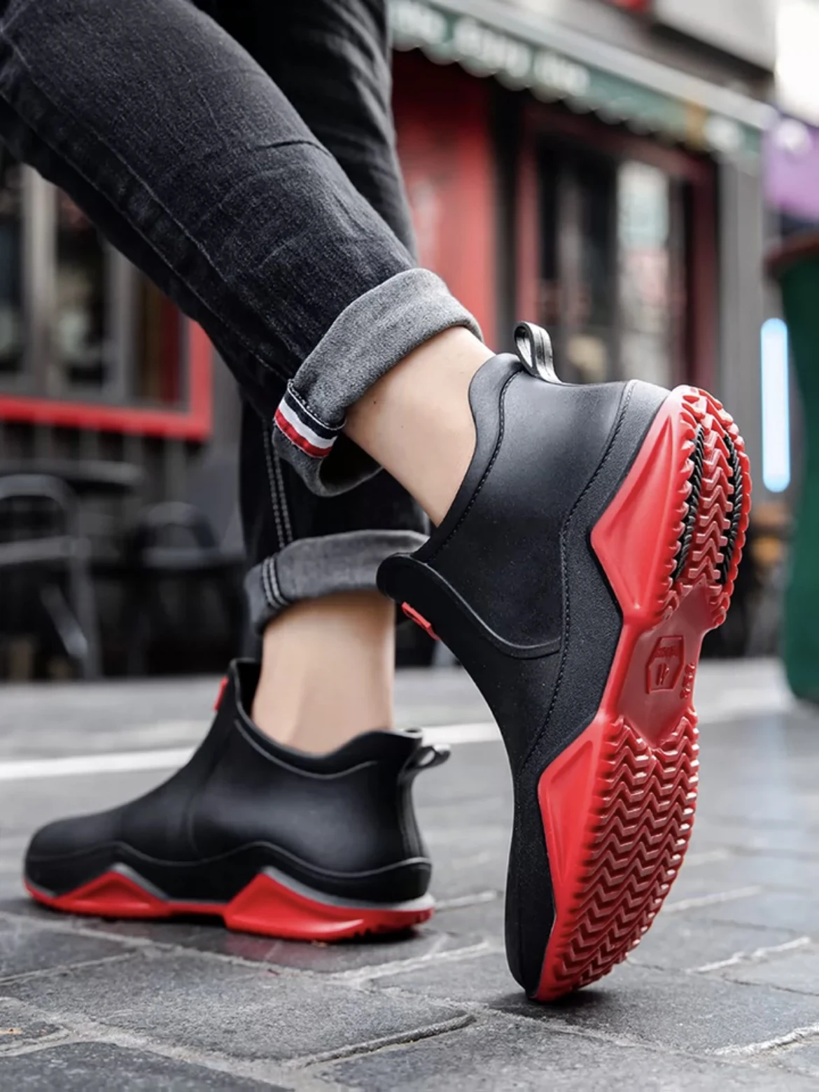 Zapatos de lluvia para hombre y mujer